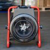 Electric Space Heater / Industrial Heating Cooling Ventilation Distribution Fans Warehouse Australia / Fanmaster