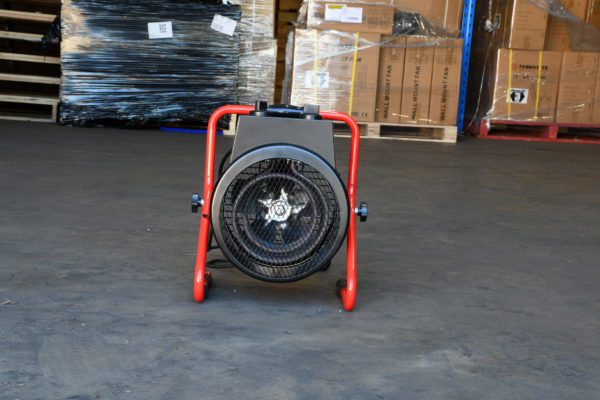 Electric Space Heater / Industrial Heating Cooling Ventilation Distribution Fans Warehouse Australia / Fanmaster